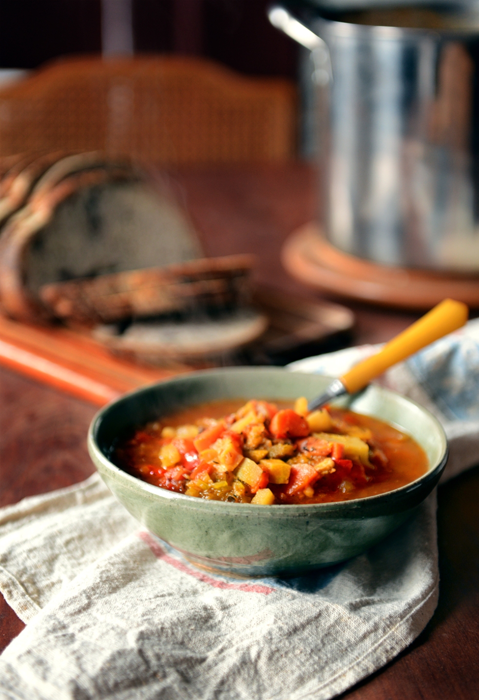 Red Pepper Soup by With The Grains